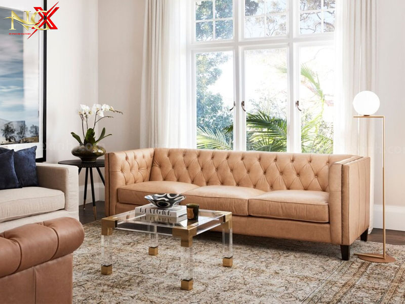 Sofa tuxedo thiết kế hiện đại