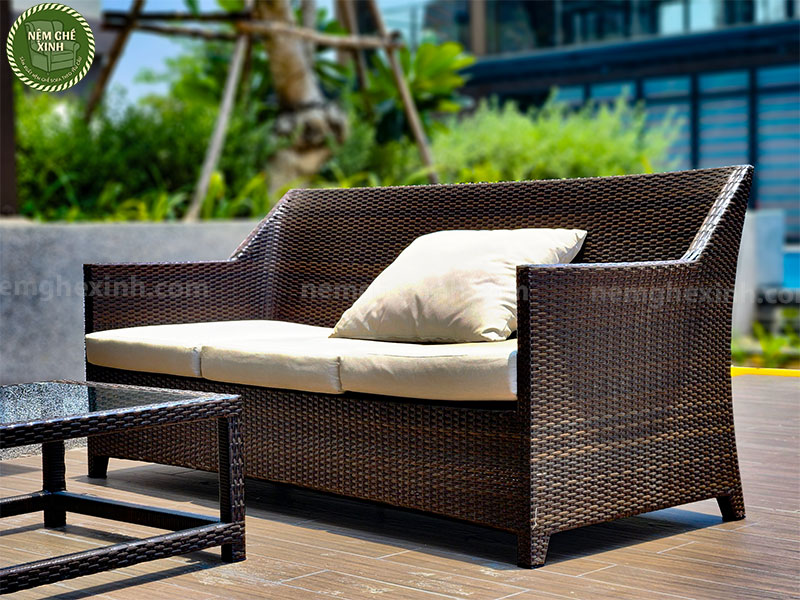 Bộ Sofa ngoài trời đan dây cho Chung Cư Mizuki Park 5