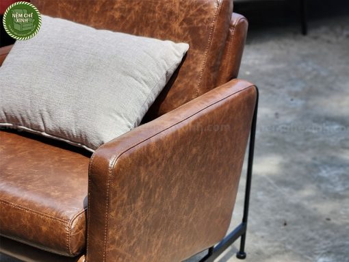 Ghế ArmChair Da Bò Nhập Khẩu AMC018 4