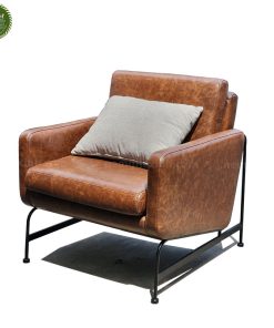 Ghế ArmChair Da Bò Nhập Khẩu AMC018 do Nệm Ghế Xinh sản xuất