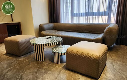 Sofa da bò SFD01 sang trọng đẳng cấp