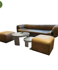 Sofa da bò SFD01 do Nệm Ghế Xinh sản xuất