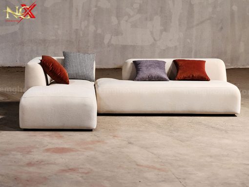 Sofa kem chữ L SFS03 thiết kế êm ái