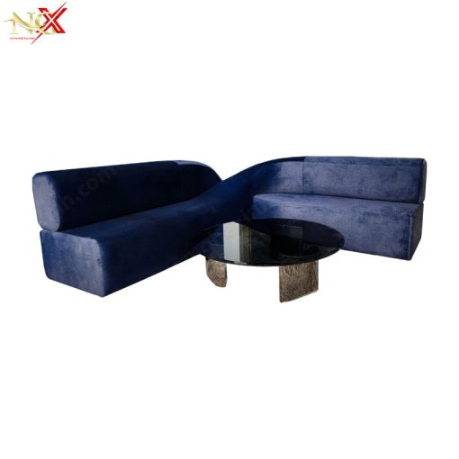 Set Sofa góc chữ X SFS05 sản xuất bởi Nệm Ghế Xinh